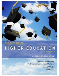 Future of Higher Ed cover page