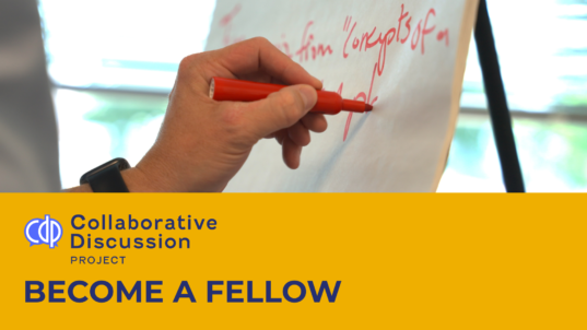 Apply Now to become a Collaborative Discussion Emerging Fellow!